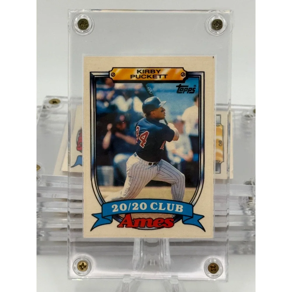 1989 Topps Ames 20/20 Club Kirby Puckett #24 Minnesota Twins Baseball Card